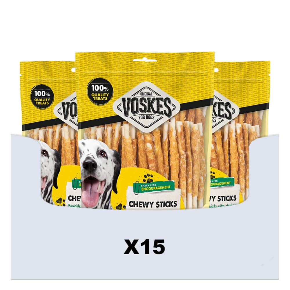 15x Voskes Rawhide Kip Sticks 400 gr