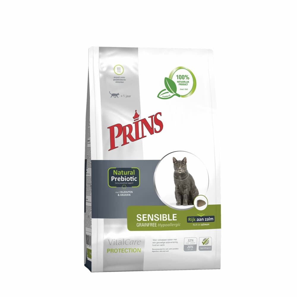 Prins VitalCare Protection Sensible Grainfree Hypoallergic Kattenvoer 1,5 kg