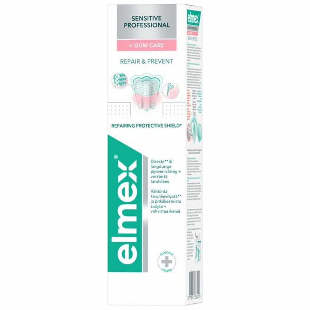 3+2 gratis: Elmex Tandpasta Sensitive Professional Gum Care 75 ml