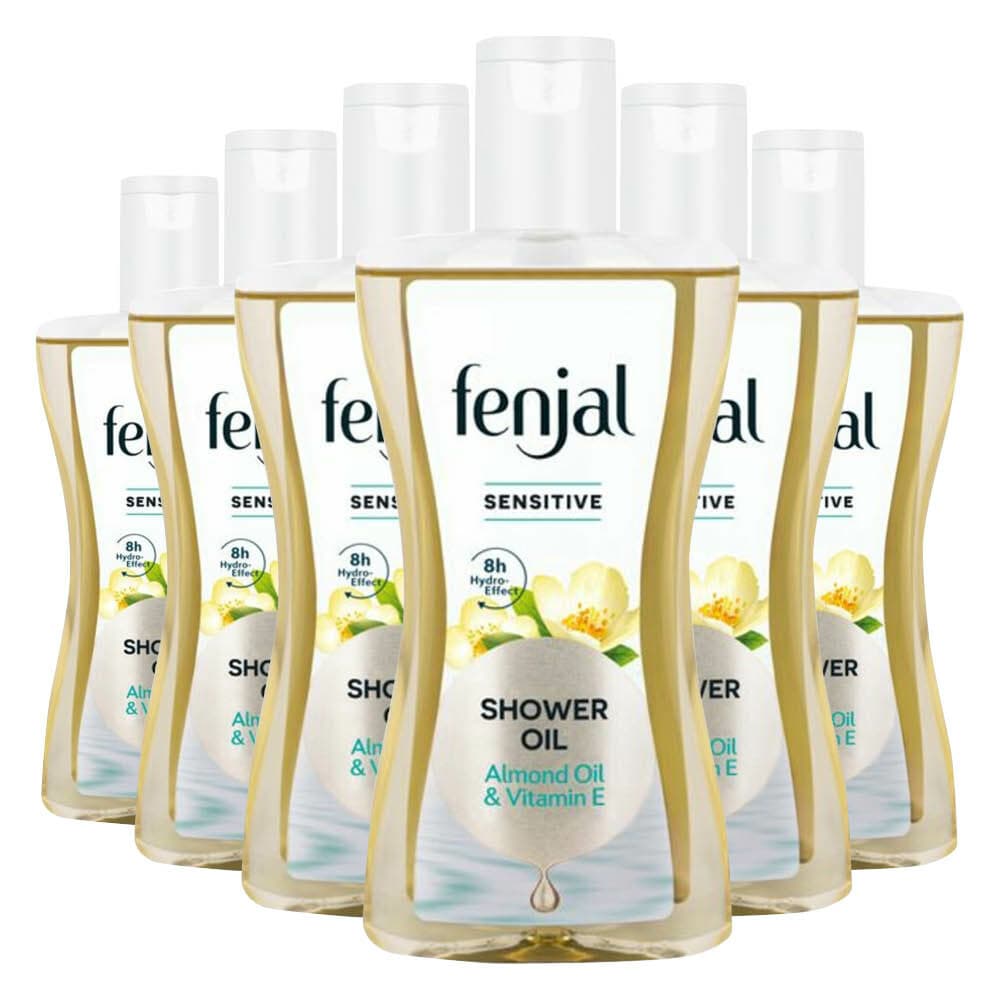 6x Fenjal Sensitive Douche Olie 225 ml