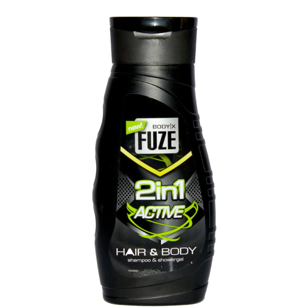 12x Body-X Fuze Douchegel Hair&Body Active 300 ml