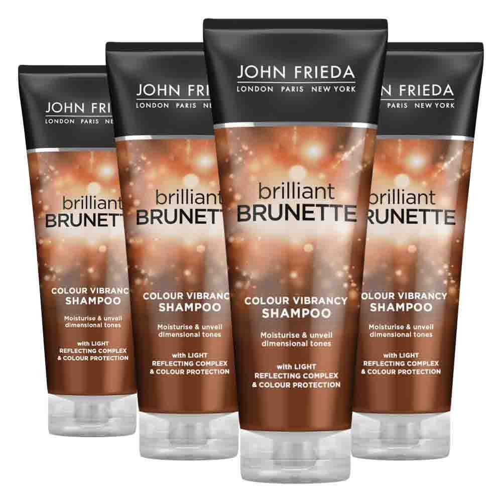 4x John Frieda Colour Vibrancy Shampoo 250 ml