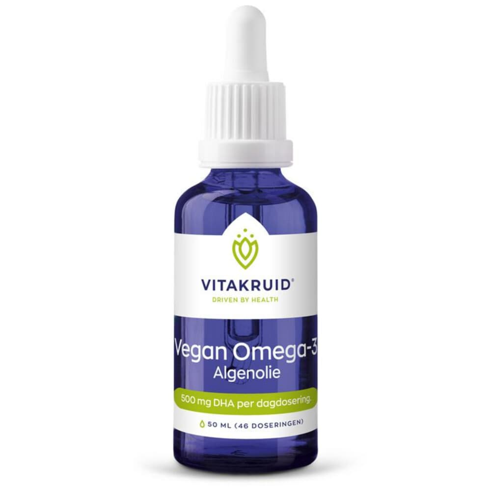 Gratis Verzending: Vitakruid Vegan Omega-3 Algenolie 50 ml
