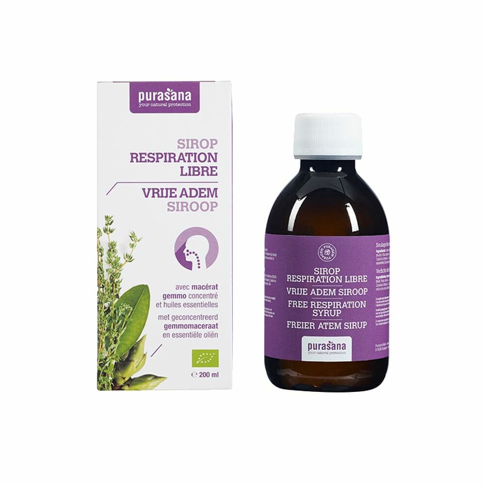 Gratis Verzending: Purasana Vrije Adem Siroop 200 ml
