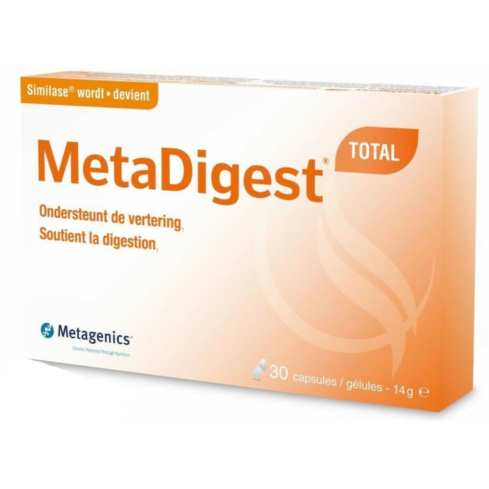 Gratis Verzending: 2x Metagenics Metadigest Total 30 capsules
