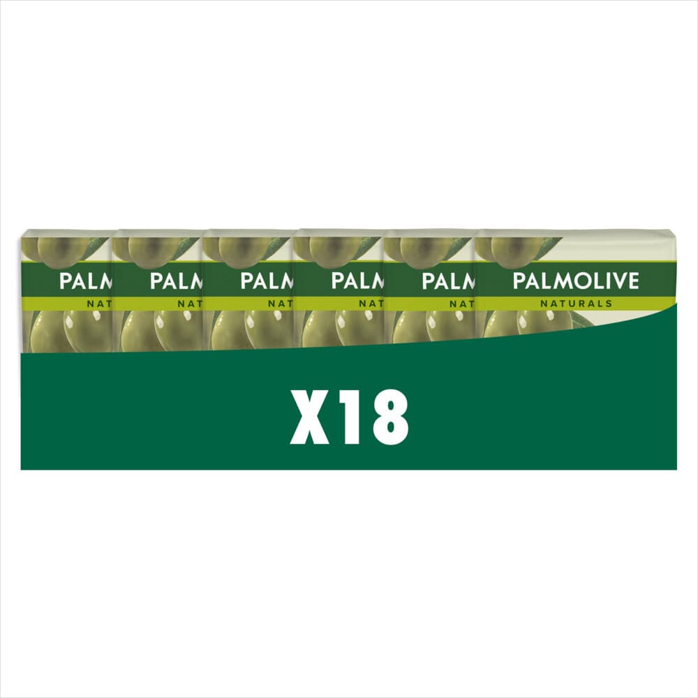 18x Palmolive Tabletzeep Naturals Olijf Melk 4x 90 gr