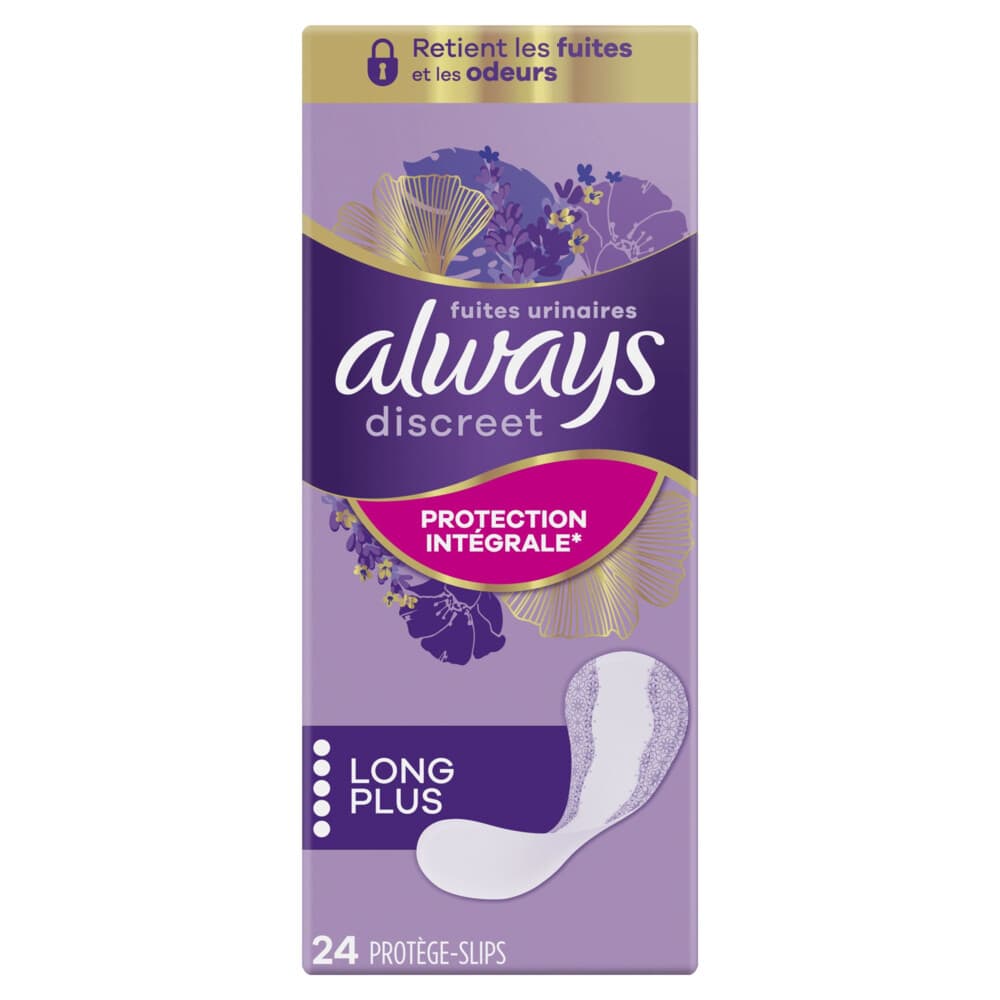 Always Discreet Long+ Inlegkruisjes Urineverlies 24 stuks