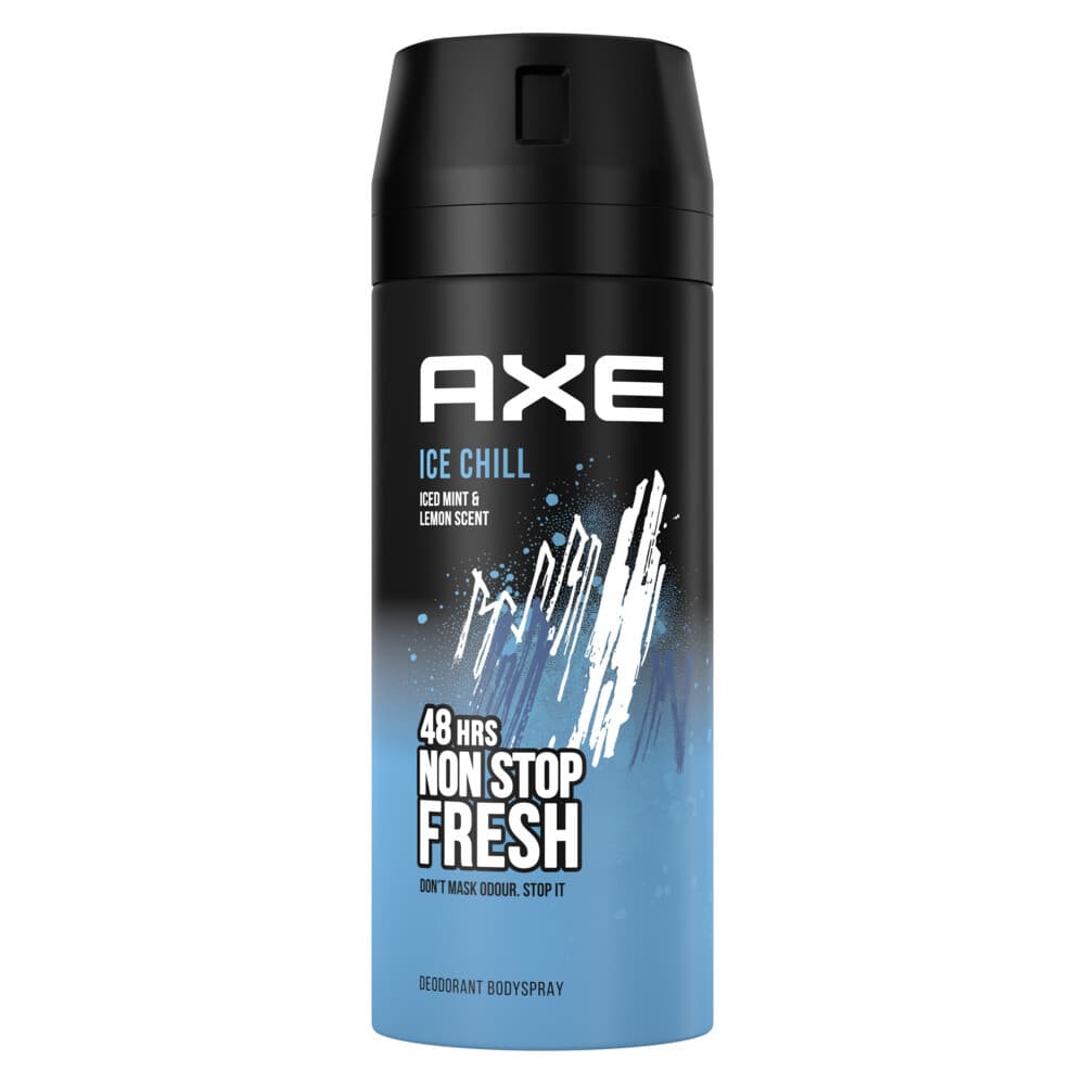 2+1 gratis: Axe Deodorant Bodyspray Ice Chill 150 ml