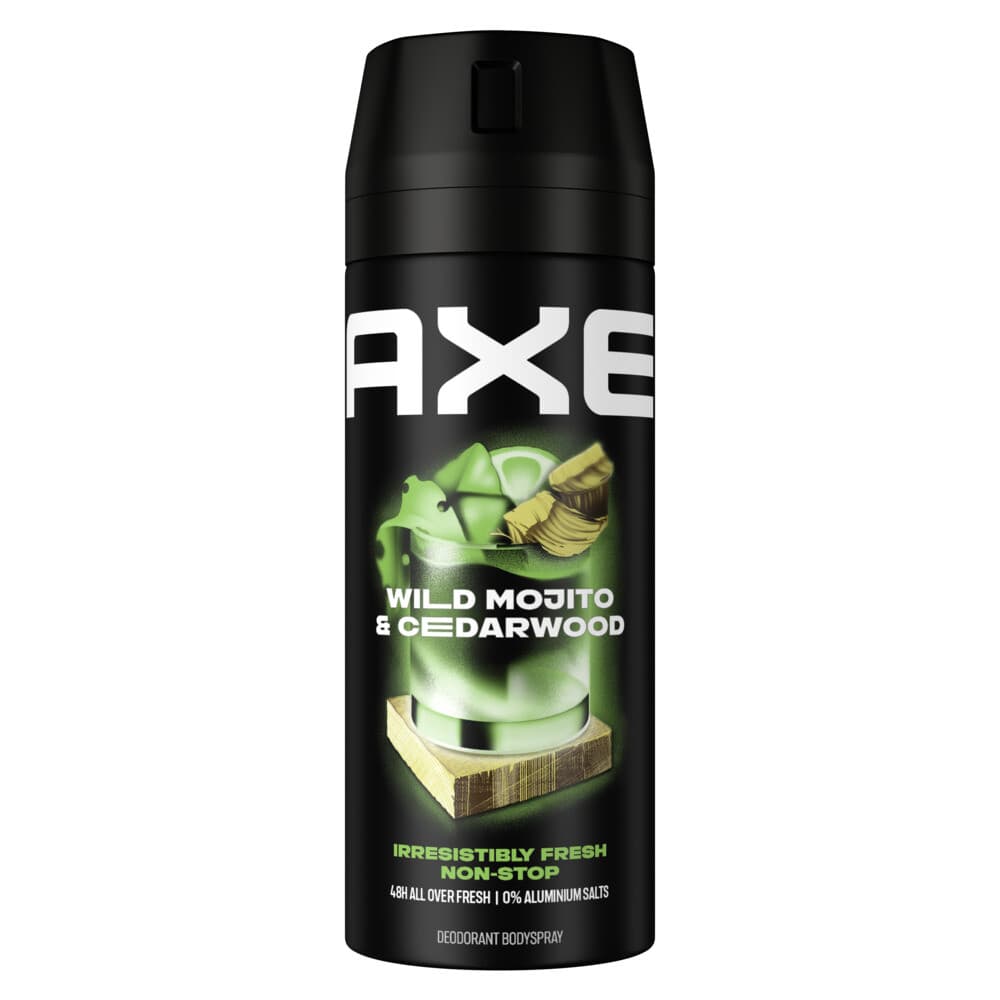2+1 gratis: Axe Deodorant Bodyspray Green Mojito + Cedarwood 150 ml