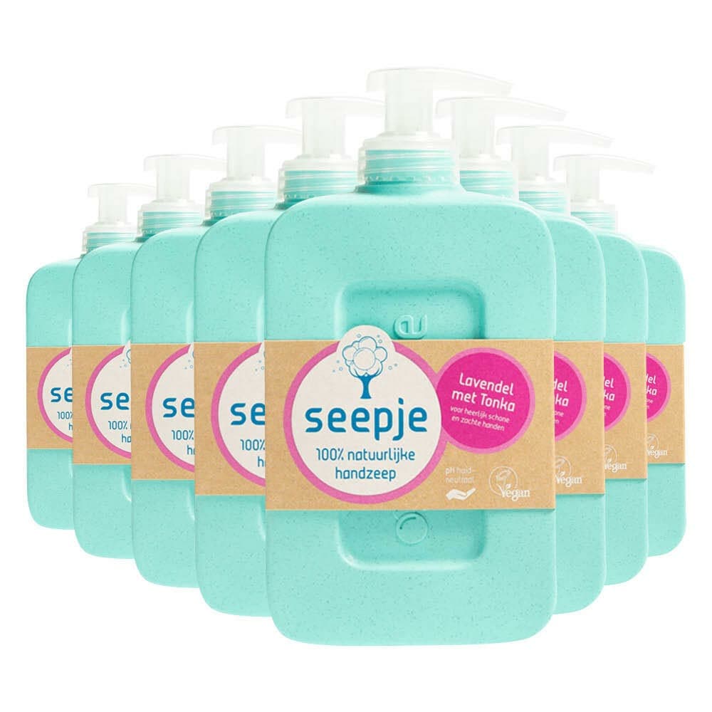 8x Seepje Handzeep Lavendel met Tonka 300 ml