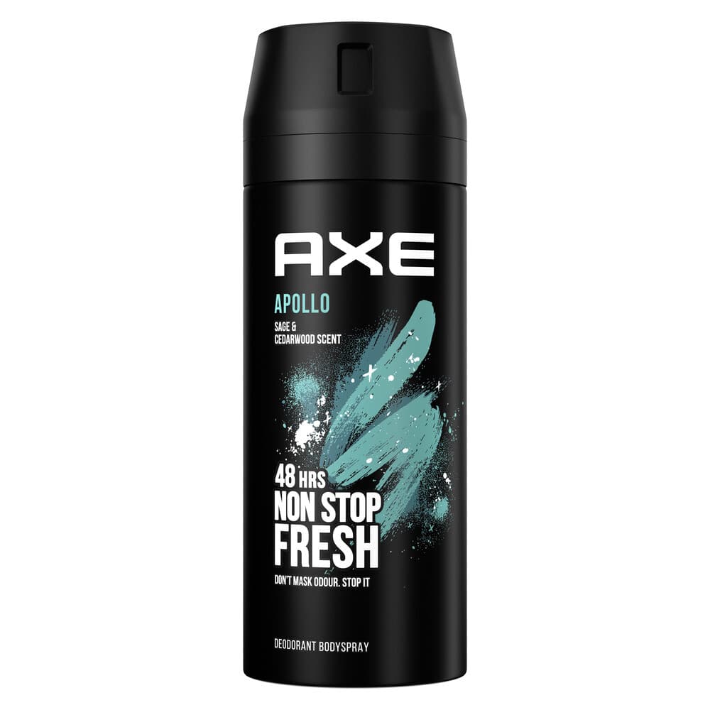 2+1 gratis: Axe Deodorant Bodyspray Apollo 150 ml
