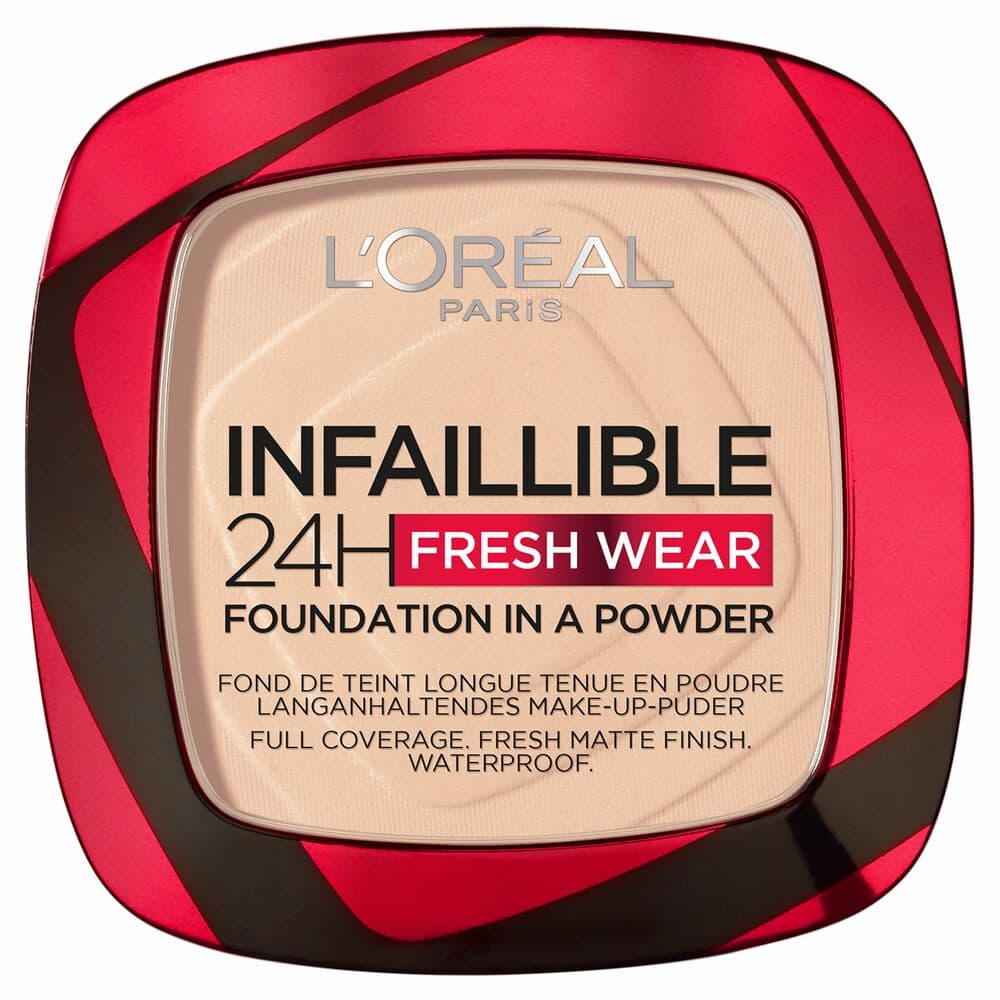 1+1 gratis: L'Oréal Infaillible 24H Fresh Wear Foundation Poeder 20 Ivory 9 gr