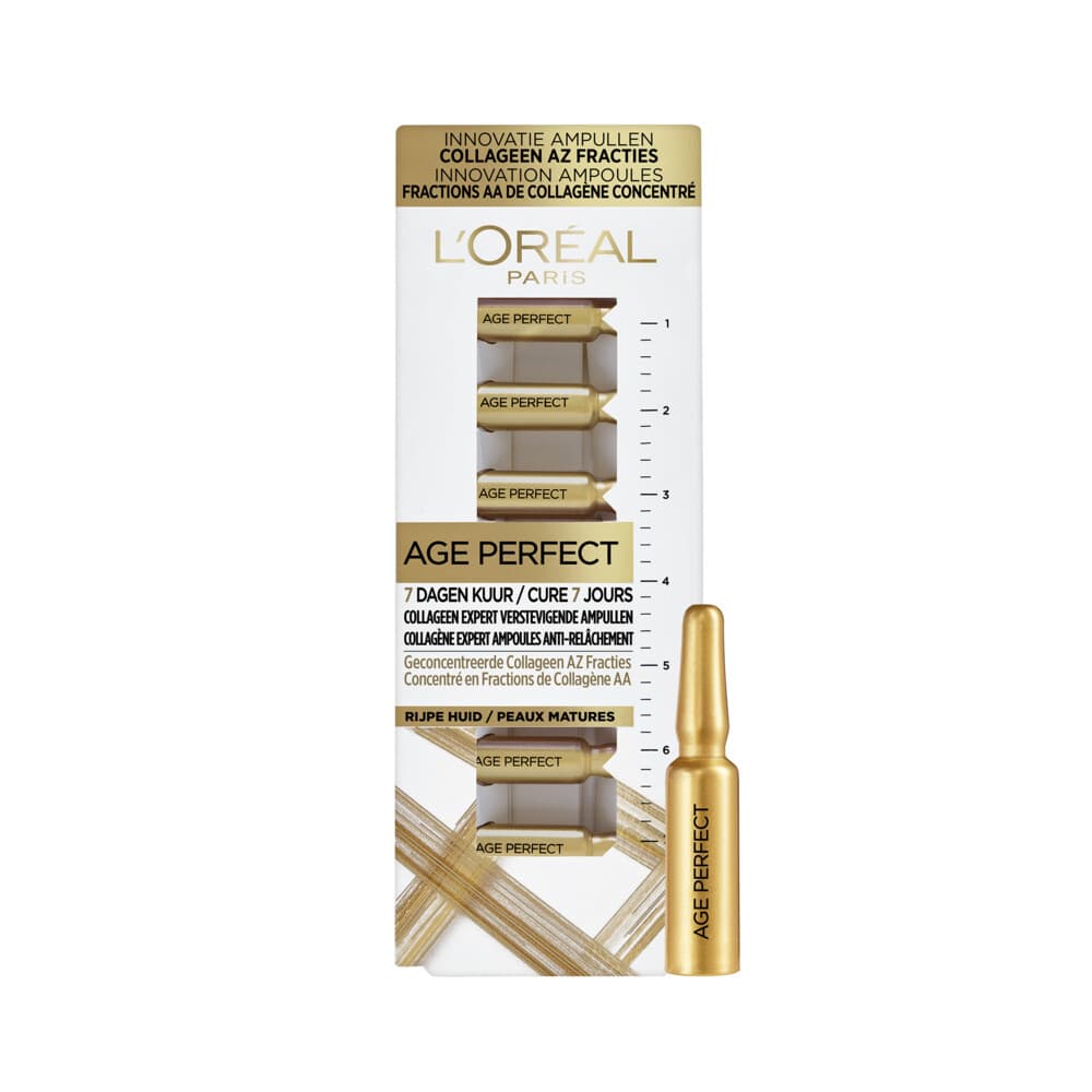 6x L'Oréal Age Perfect Verstevigende Collageen Ampullen 7 stuks
