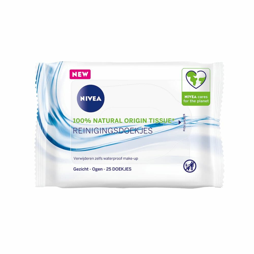 1+1 gratis: NIVEA Reinigingsdoekjes Normale Huid 25 stuks