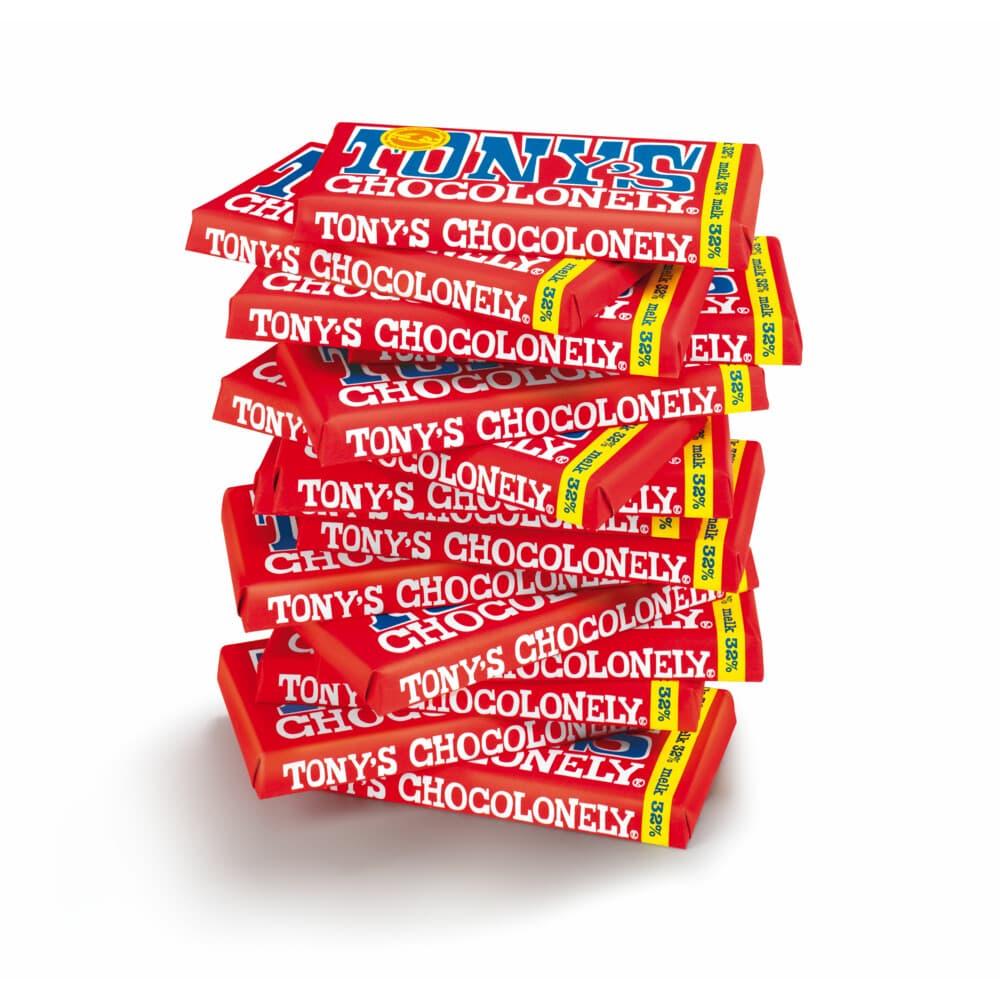 15x Tony's Chocolonely Melk Original 180 gr