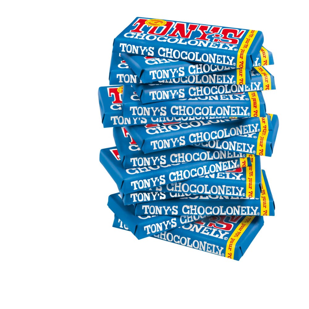 15x Tony's Chocolonely Puur Original 180 gr