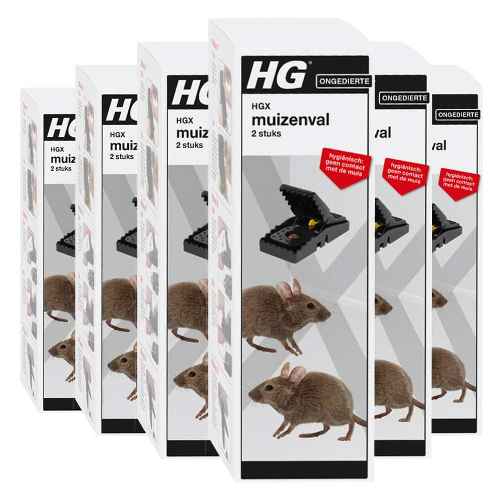 6x HG Muizenval 2 stuks