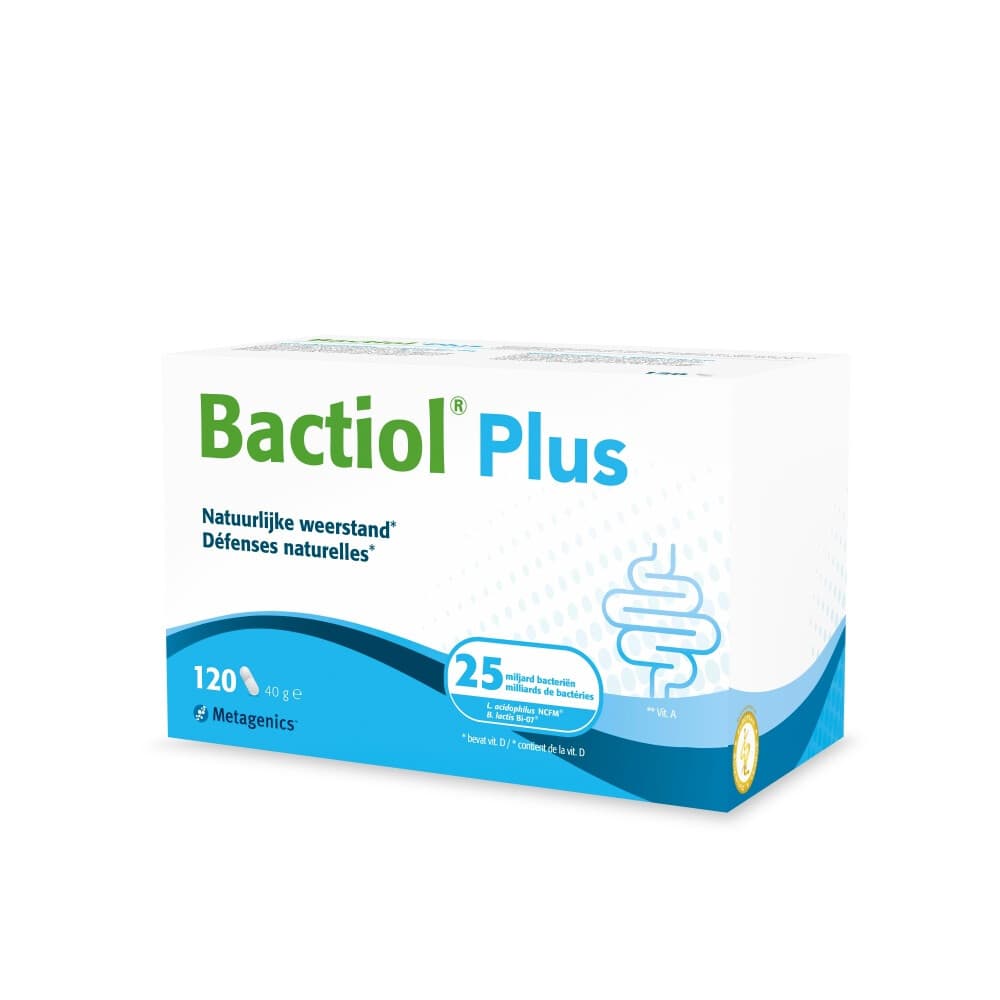 Gratis Verzending: 2x Metagenics Bactiol Plus 120 capsules
