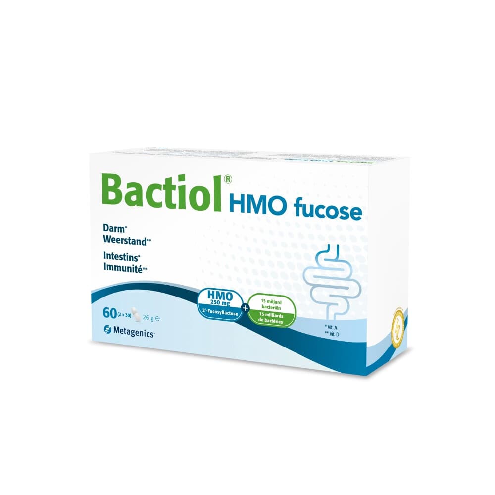 Gratis Verzending: 2x Metagenics Bactiol HMO Fucose 60 capsules