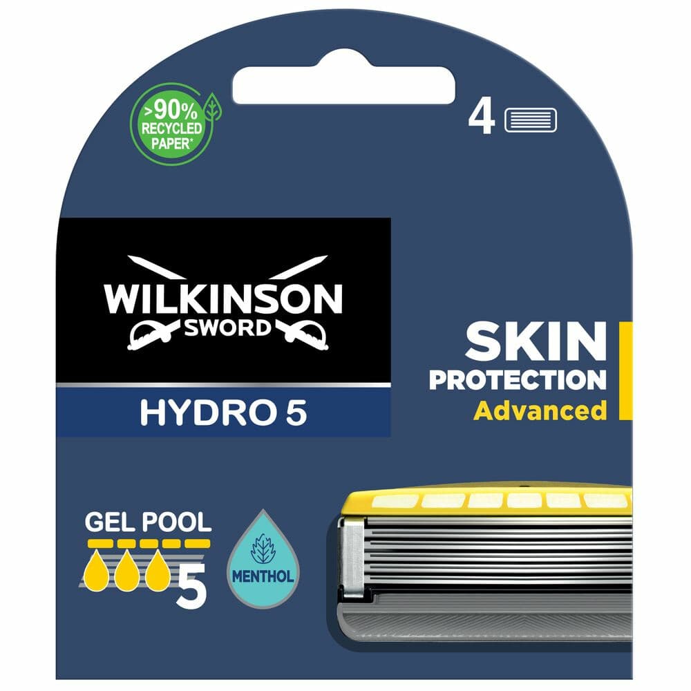 3x Wilkinson Hyrdo 5 Skin Protection Navulmesjes Advanced 4 stuks