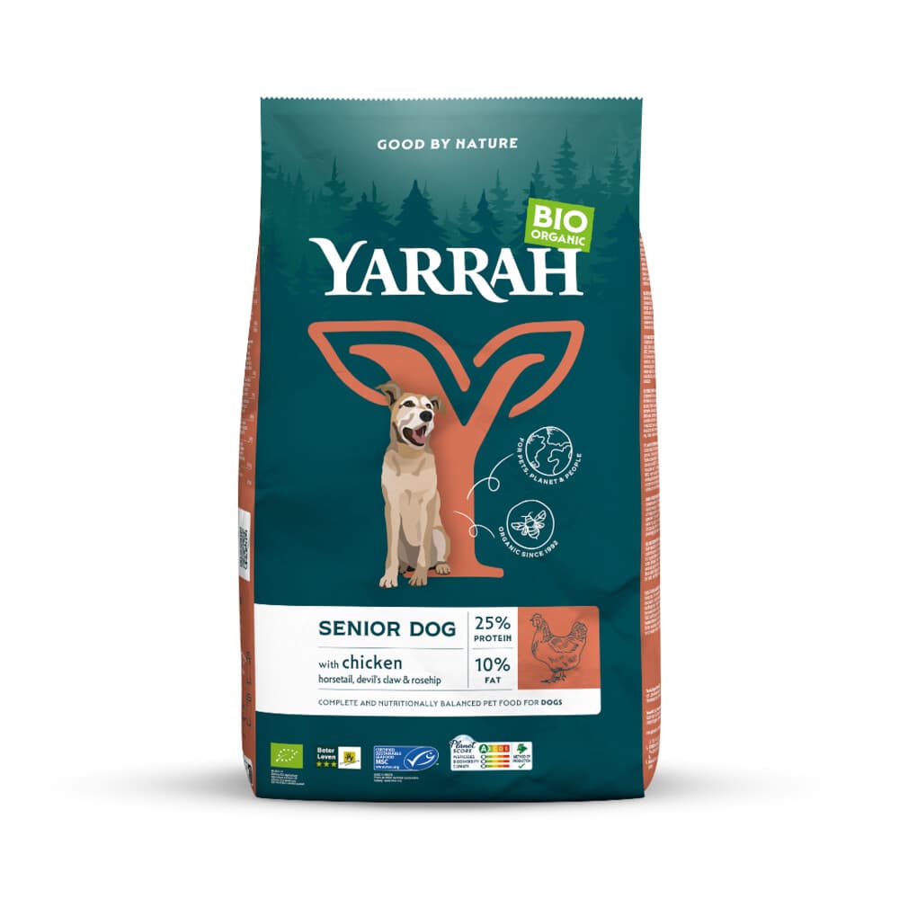 Yarrah Bio Hondenvoer Senior Kip 2 kg