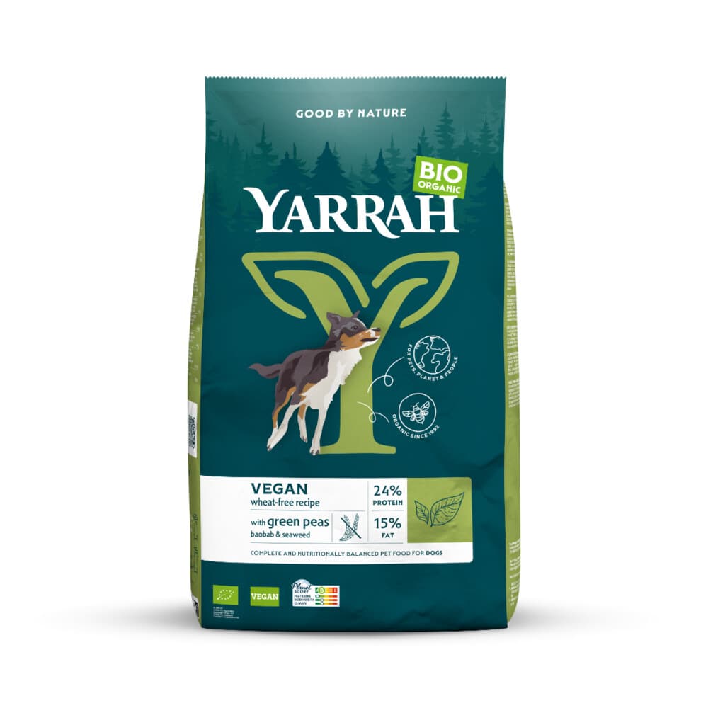 Yarrah Biologisch Hondenvoer Vegan Tarwe Vrij 10 kg