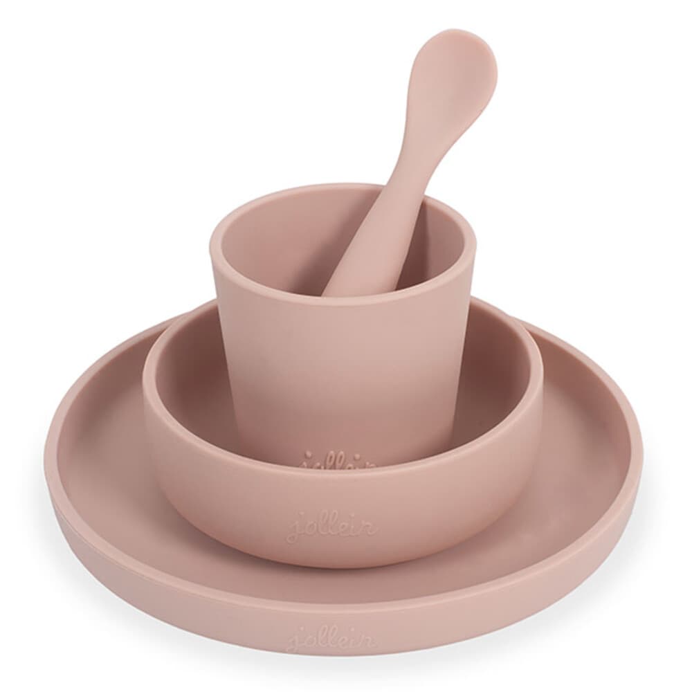 Jollein Dinerset Siliconen Pale Pink