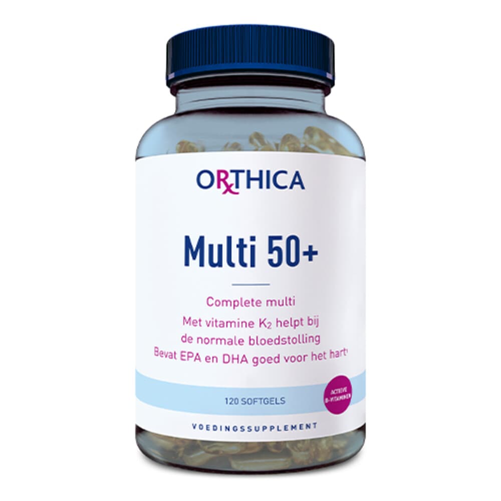Gratis Verzending: Orthica Multi 50+ 120 softgels