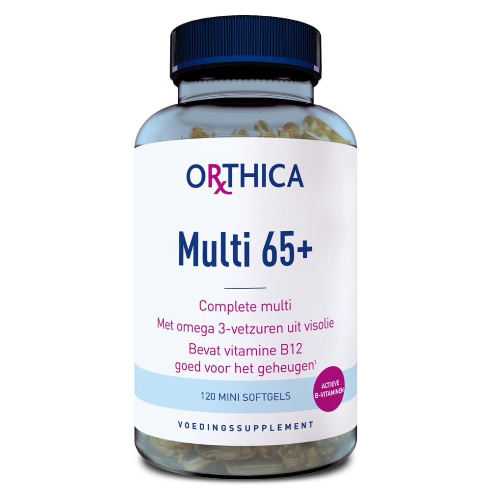 Gratis Verzending: Orthica Multi 65+ 120 softgels