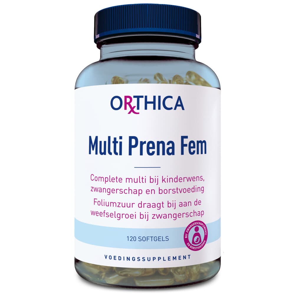 Gratis Verzending: Orthica Multi Prena Fem 120 softgels