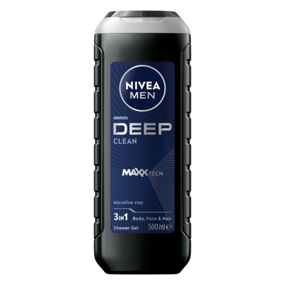 1+1 gratis: NIVEA Men Douchegel Deep Clean 500 ml
