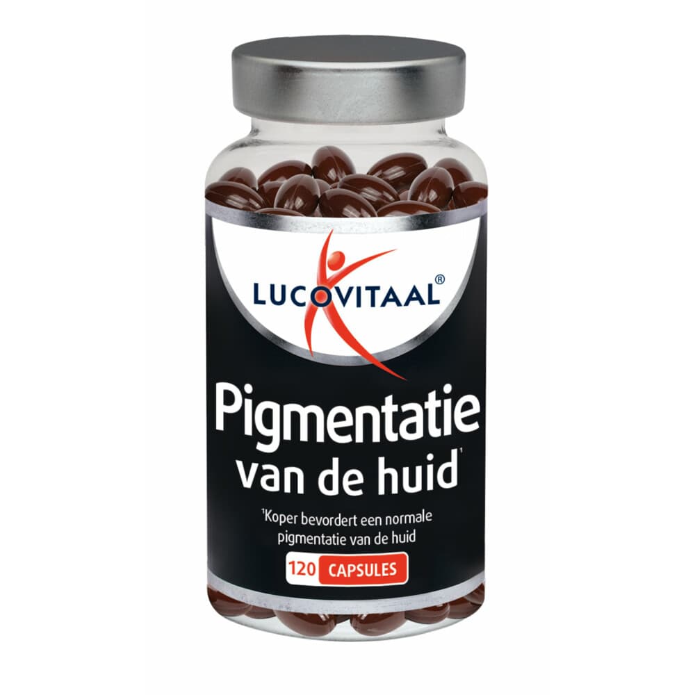2+2 gratis: Lucovitaal Pigmentatie van de Huid 120 capsules