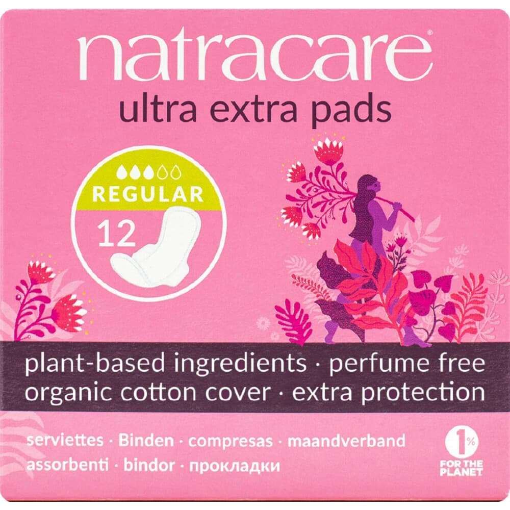 Natracare Maandverband Ultra Extra Normaal 12 stuks