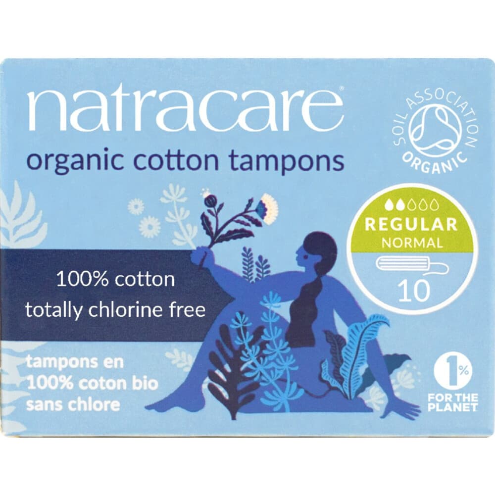 Natracare Tampons Katoen Normaal 10 stuks