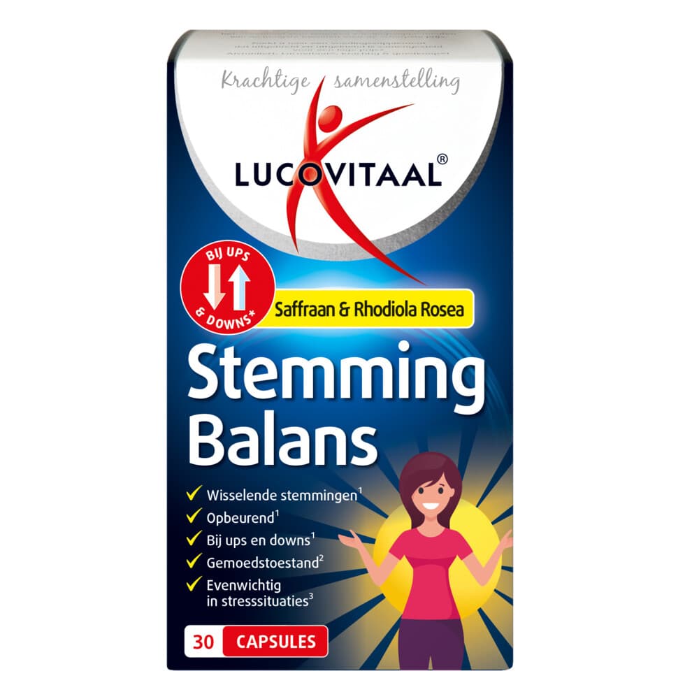 2+2 gratis: Lucovitaal Stemmingbalans 30 capsules