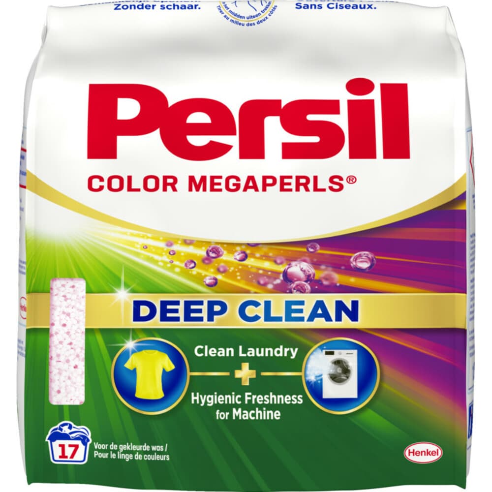 2+1 gratis: Persil Waspoeder Megaperls Color 17 Wasbeurten 1,02 kg