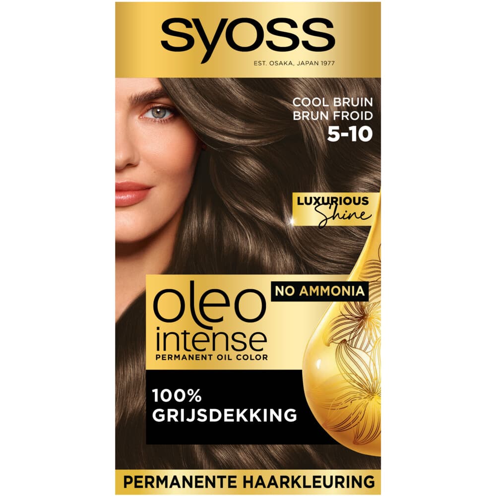 Syoss Oleo Intense Haarverf 5-10 Cool Bruin