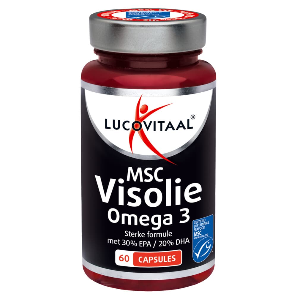 Gratis Verzending: 2x Lucovitaal MSC Visolie Omega 3 60 capsules