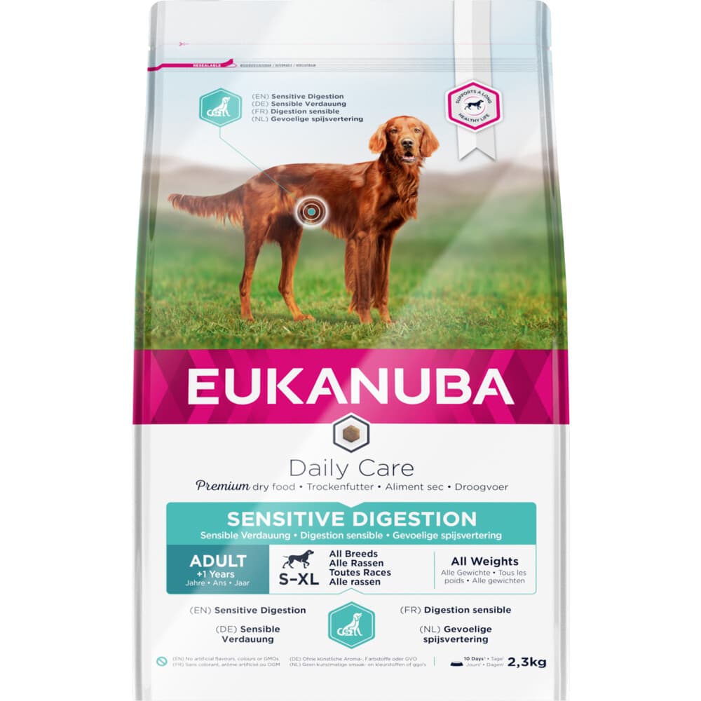 Eukanuba Daily Care Sensitive Digestion Medium Hondenvoer 2,3 kg