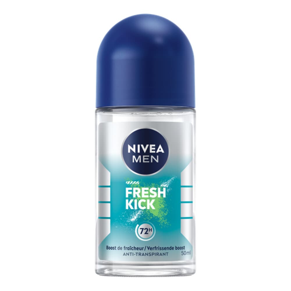 1+1 gratis: NIVEA Men Anti-Transpirant Roll-On Fresh Kick 50 ml