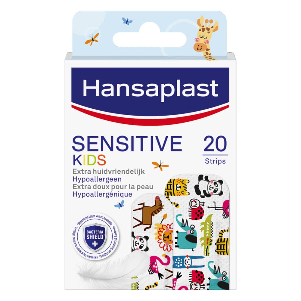 10x Hansaplast Sensitive Kids 20 stuks