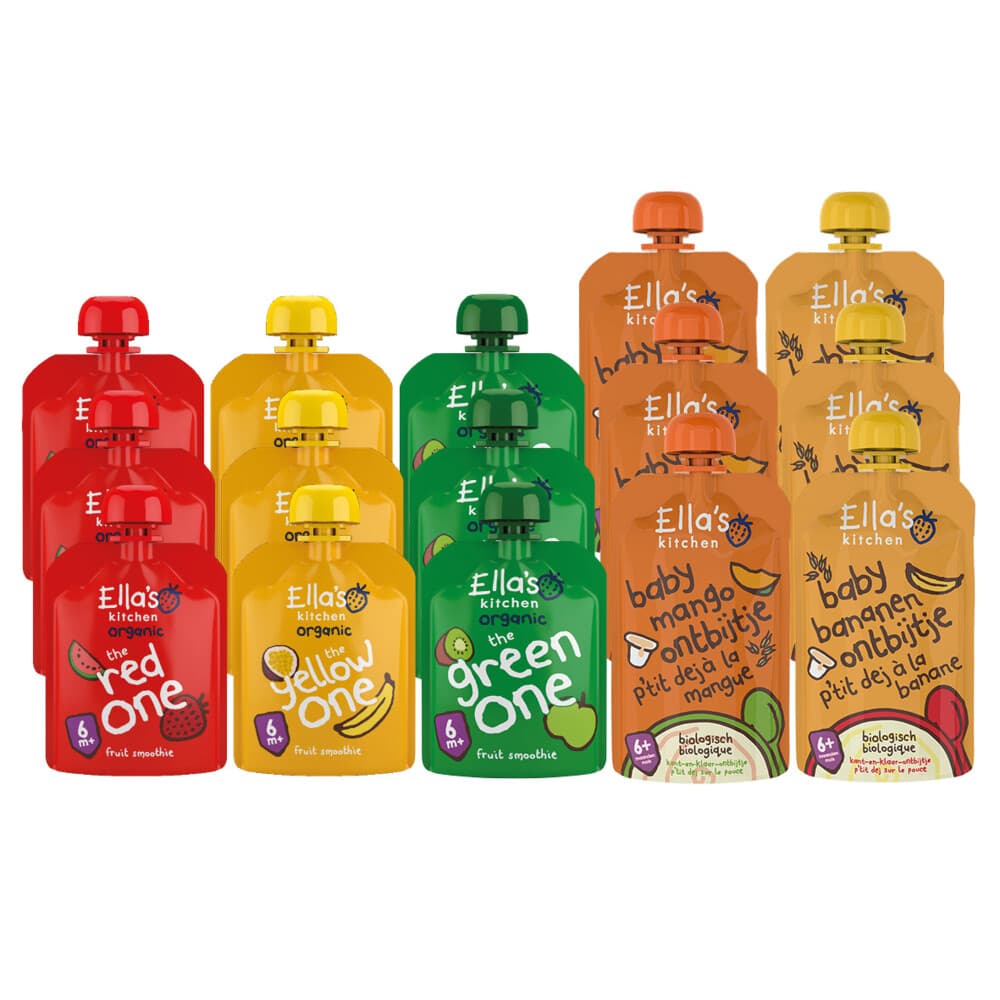Ella's kitchen 15 stuks Smoothie en Ontbijt Pakket Pakket