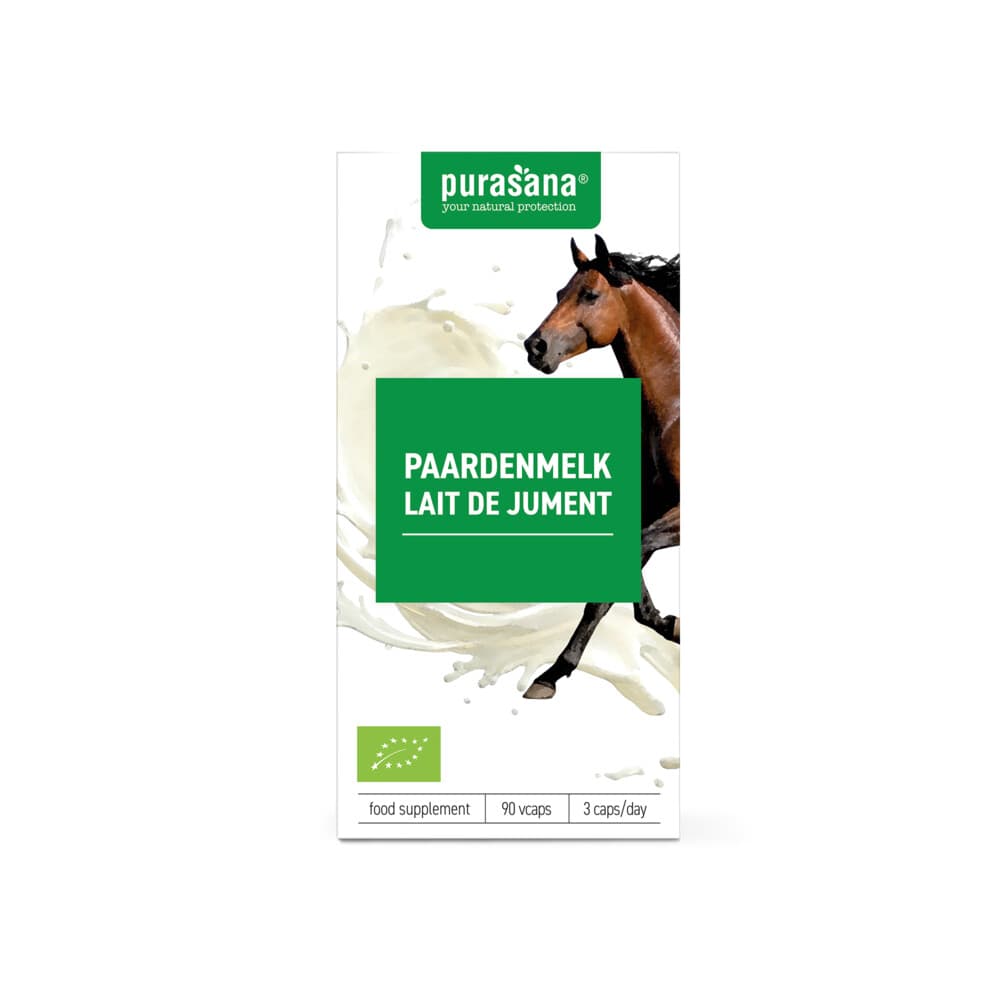 Gratis Verzending: Purasana Paardenmelk 250 Mg Bio 90 Capsules