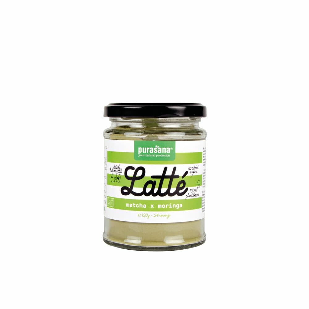 Purasana Matcha Moringa Latté Bio 120 gr