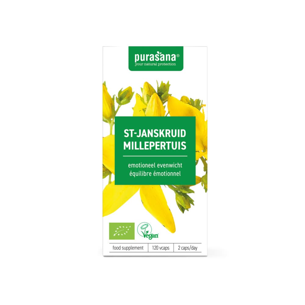 Gratis Verzending: Purasana Sint-Janskruid Bio 120 Capsules