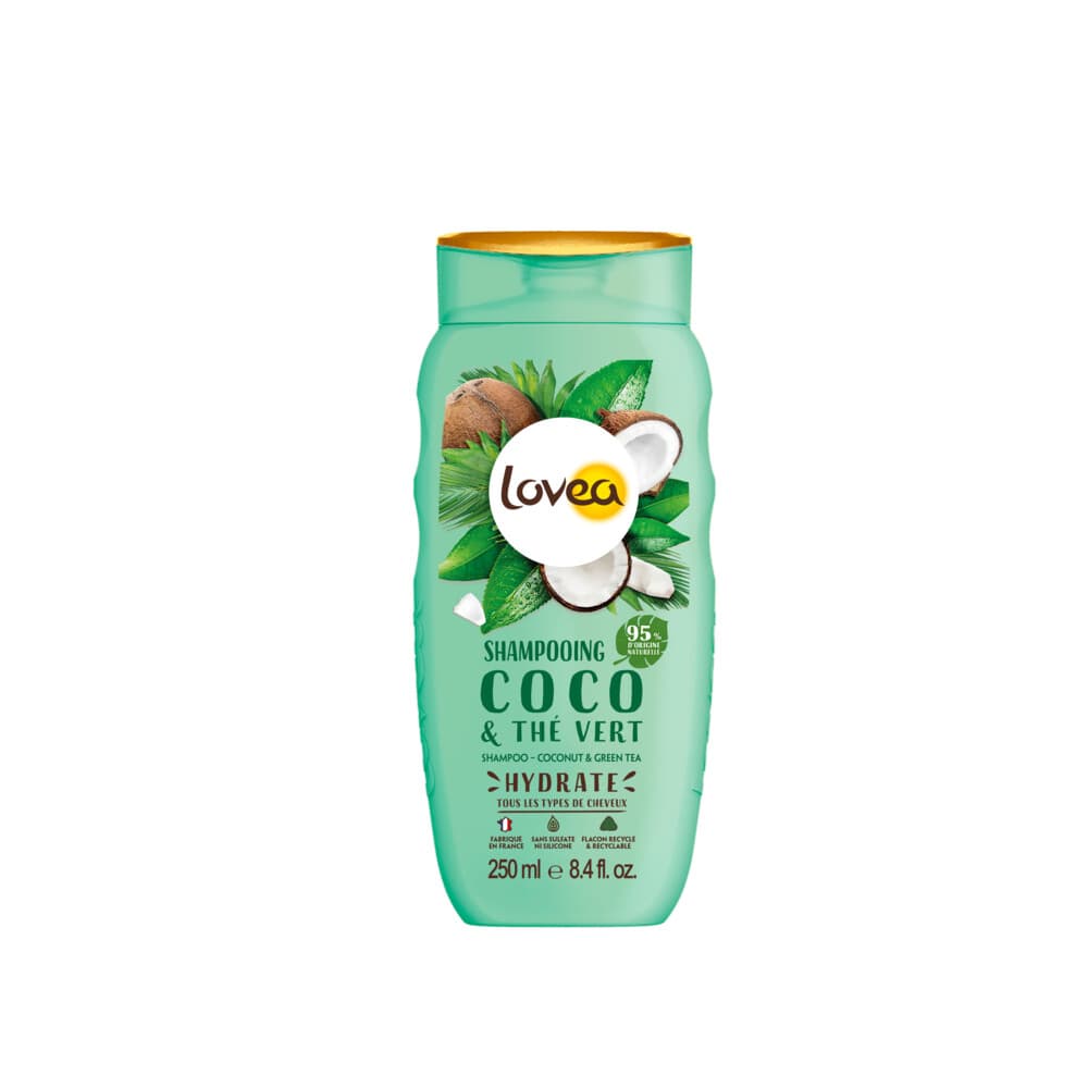 Lovea Kokos en Groene Thee Shampoo 250 ml