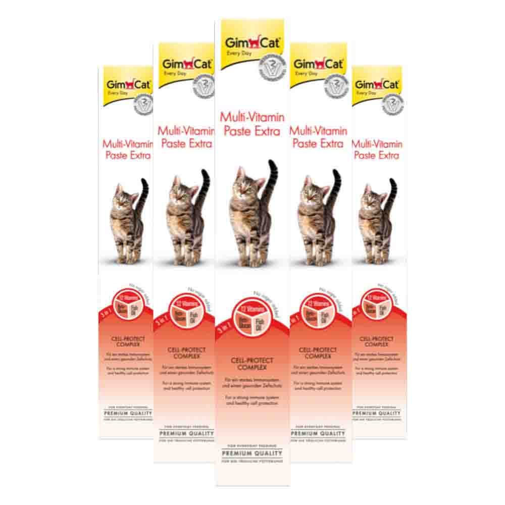10x GimCat Multi-vitaminepasta 50 gr