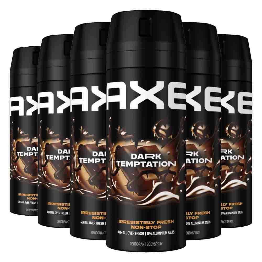 6x Axe Deodorant Bodyspray Dark Temptation 150 ml