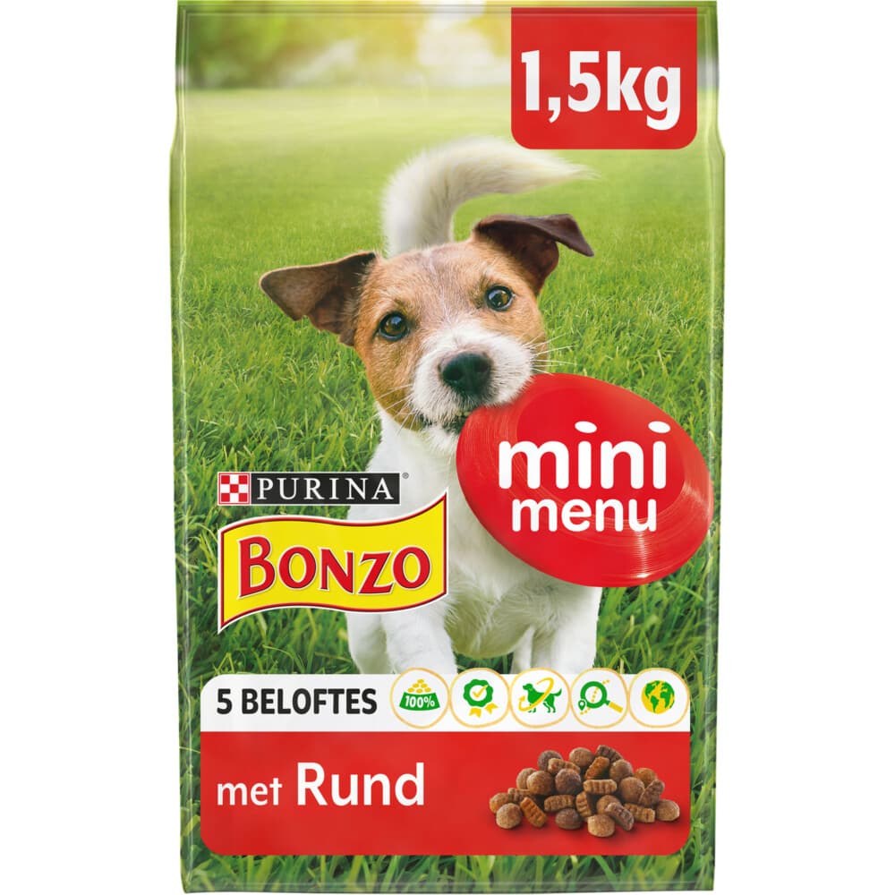 Bonzo Droogvoer Mini Menu Rund 1,5 kg