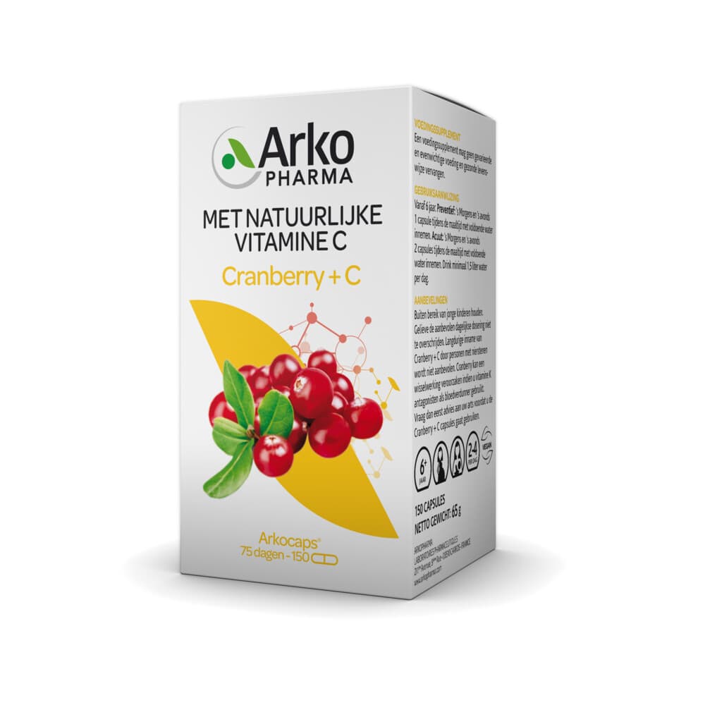 Gratis Verzending: Arkopharma Cranberry C 150 capsules